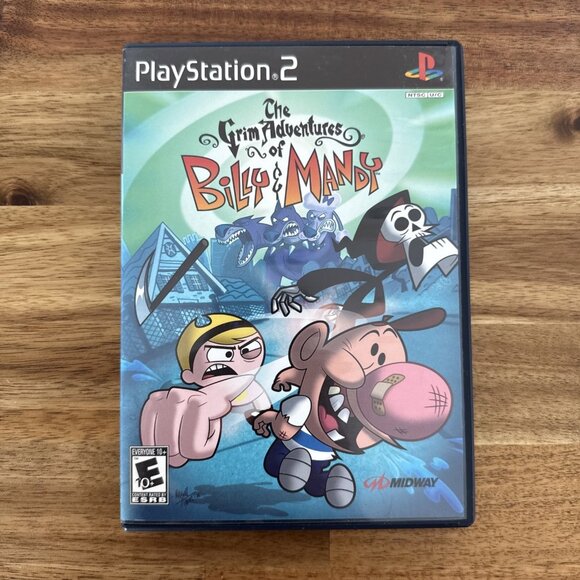Grim Adventures of Billy & Mandy (PlayStation 2) Tested -CIB W/Reg Card - Tested - Picture 1 of 16